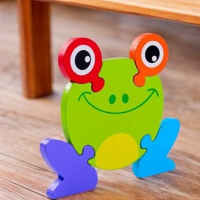 Puzzle en Bois - PuzzlePals™ - Grenouille - Universjouet.com