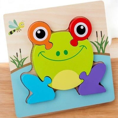 Puzzle en Bois - PuzzlePals™ - Grenouille - Universjouet.com