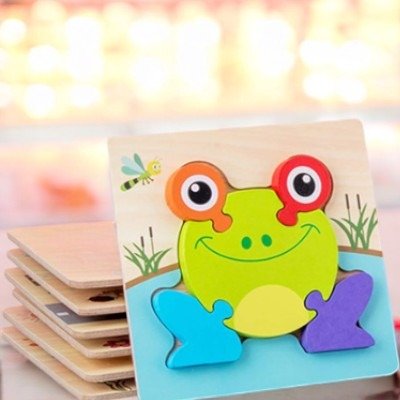 Puzzle en Bois - PuzzlePals™ - Grenouille - Universjouet.com