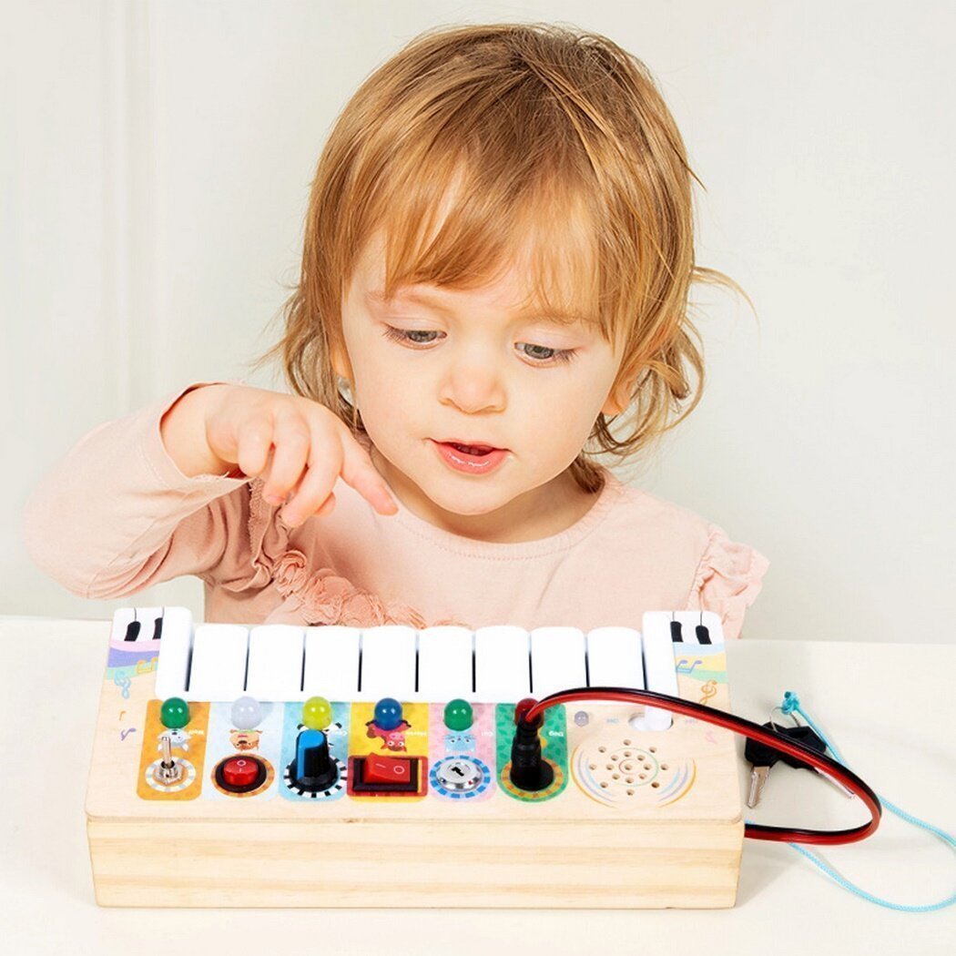 Tableau Montessori - BusyBoardCircuit™ - Piano - Universjouet.com