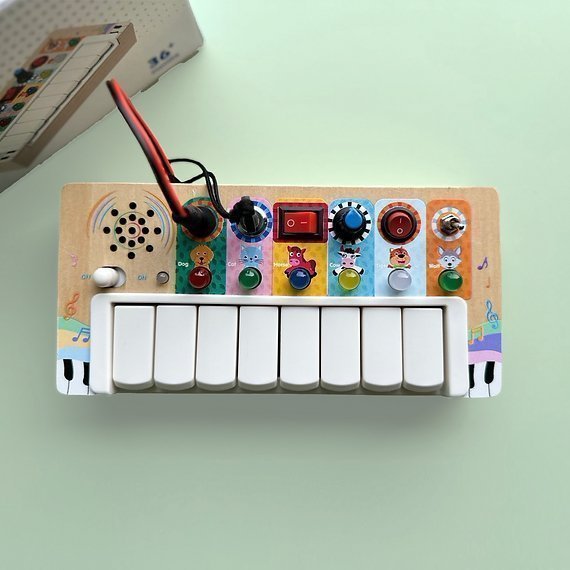 Tableau Montessori - BusyBoardCircuit™ - Piano - Universjouet.com