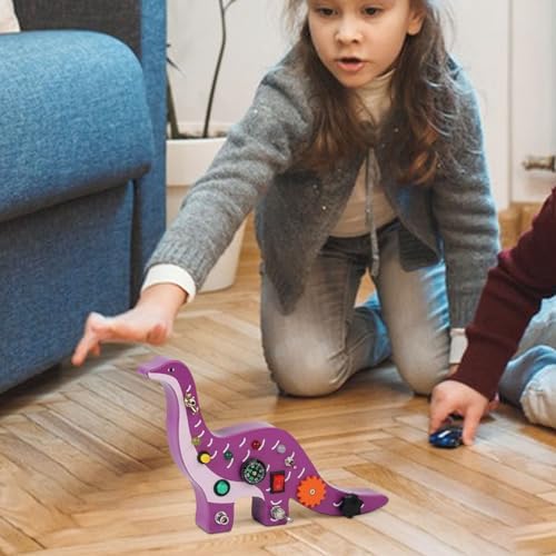 Tableau Montessori - BusyBoardCircuit™ - Brachiosaure - Universjouet.com