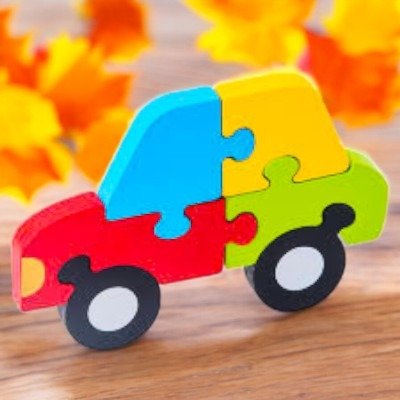 Puzzle en Bois - PuzzlePals™ - Voiture - Universjouet.com